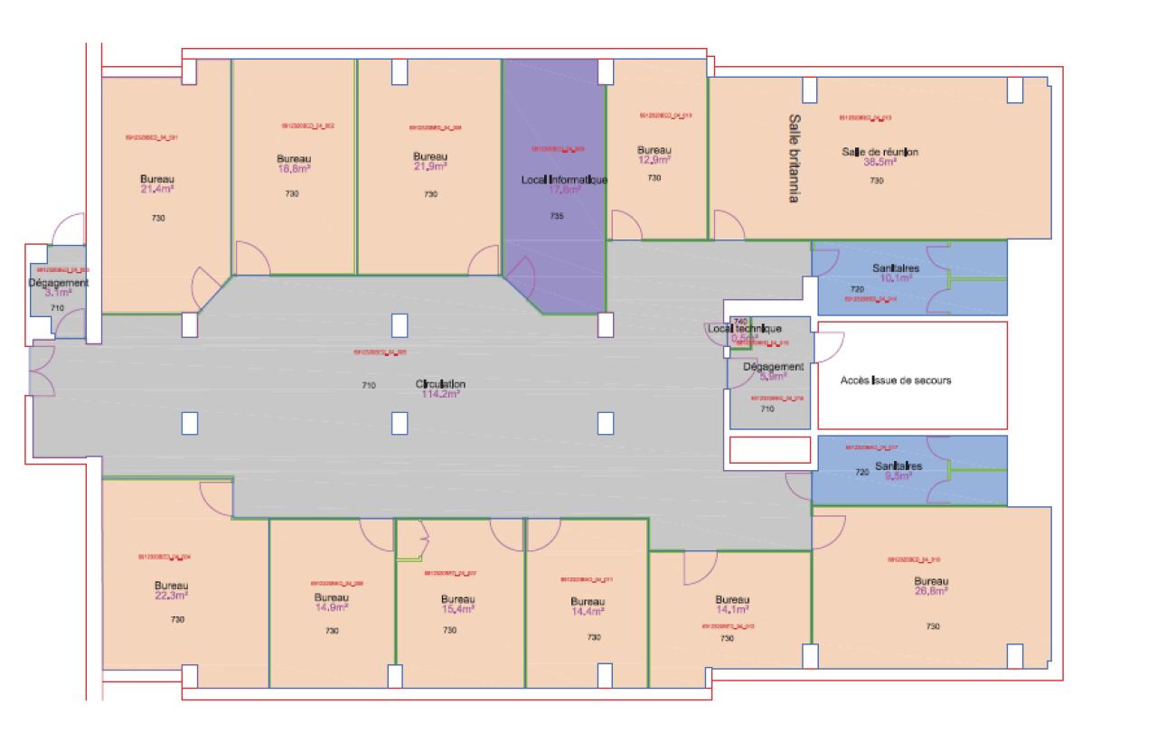 Bureau Lyon 1231m² Vente bureau Lyon Rhône OVBUR2531125 10